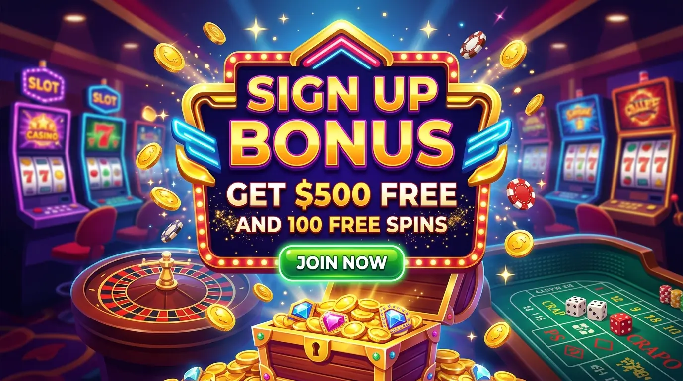 All Slots casino sign up bonus